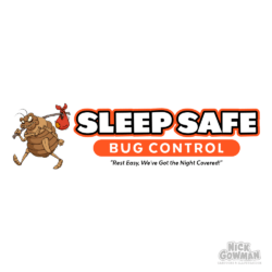 Cartoon Pest Control Logo