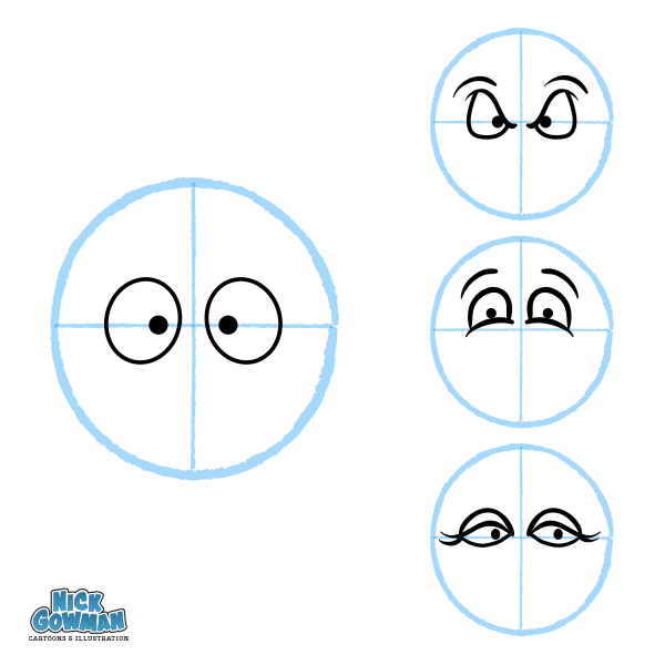 cartoon faces to draw for beginners