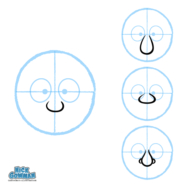 cartoon faces to draw