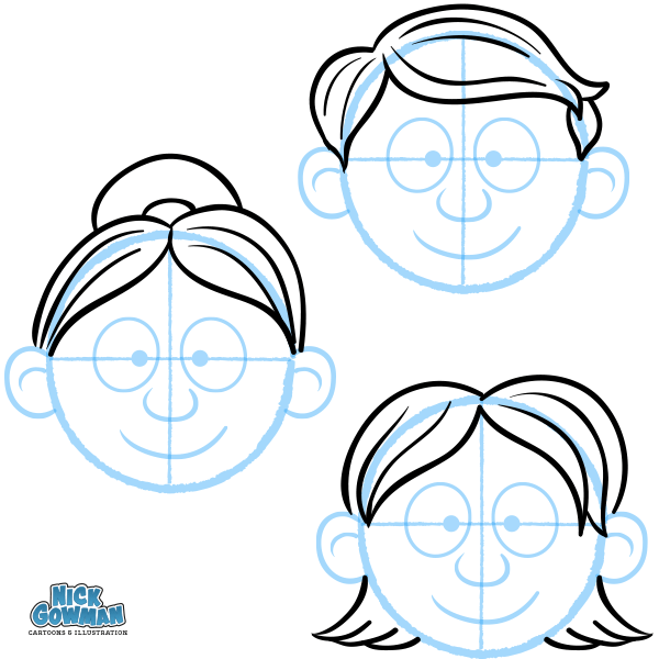 How To Draw A Face Step By Step Cartoon / I hope you find these lessons