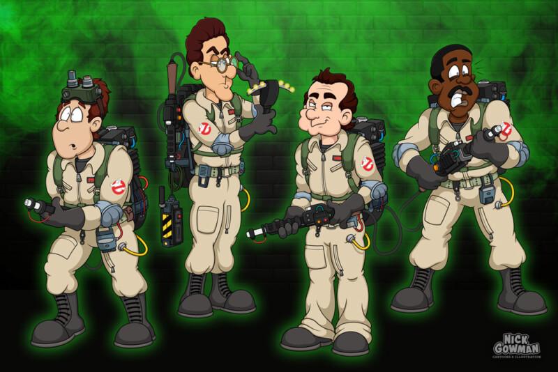 Ghostbusters Cartoon Characters