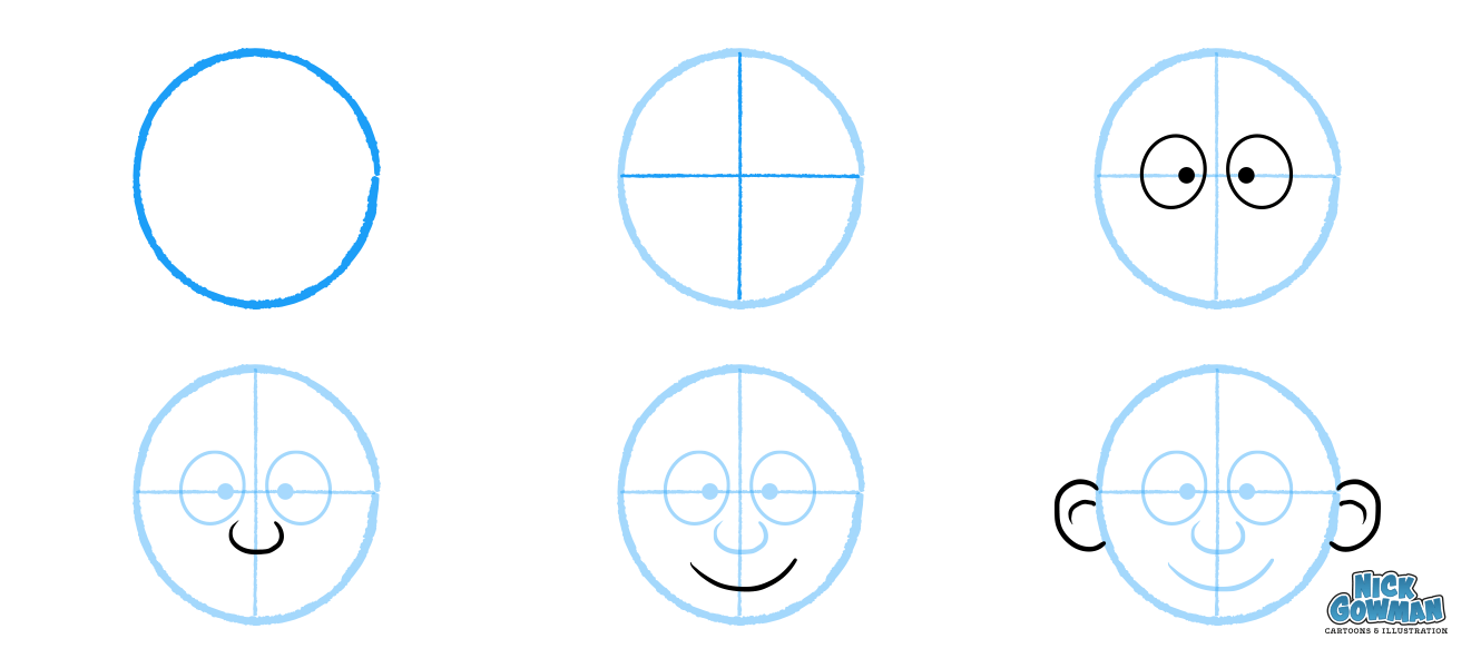 How to Draw Cartoon Characters in 5 Easy Steps