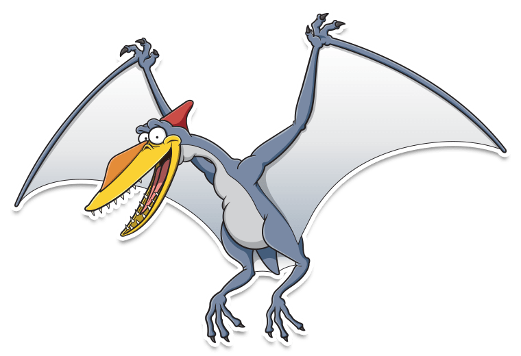 custom orange Pterodactyl Pterosauria pterosaurs dragon dino